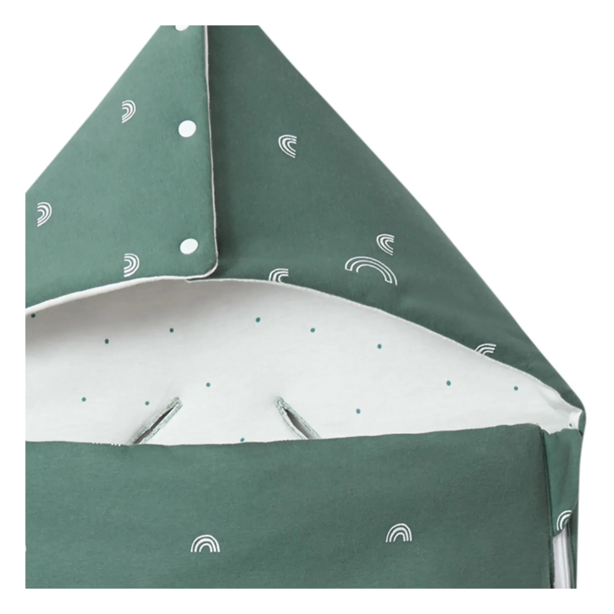 Les Petites Billes – Beidseitiges Ganzjahres-Babynest | Grün