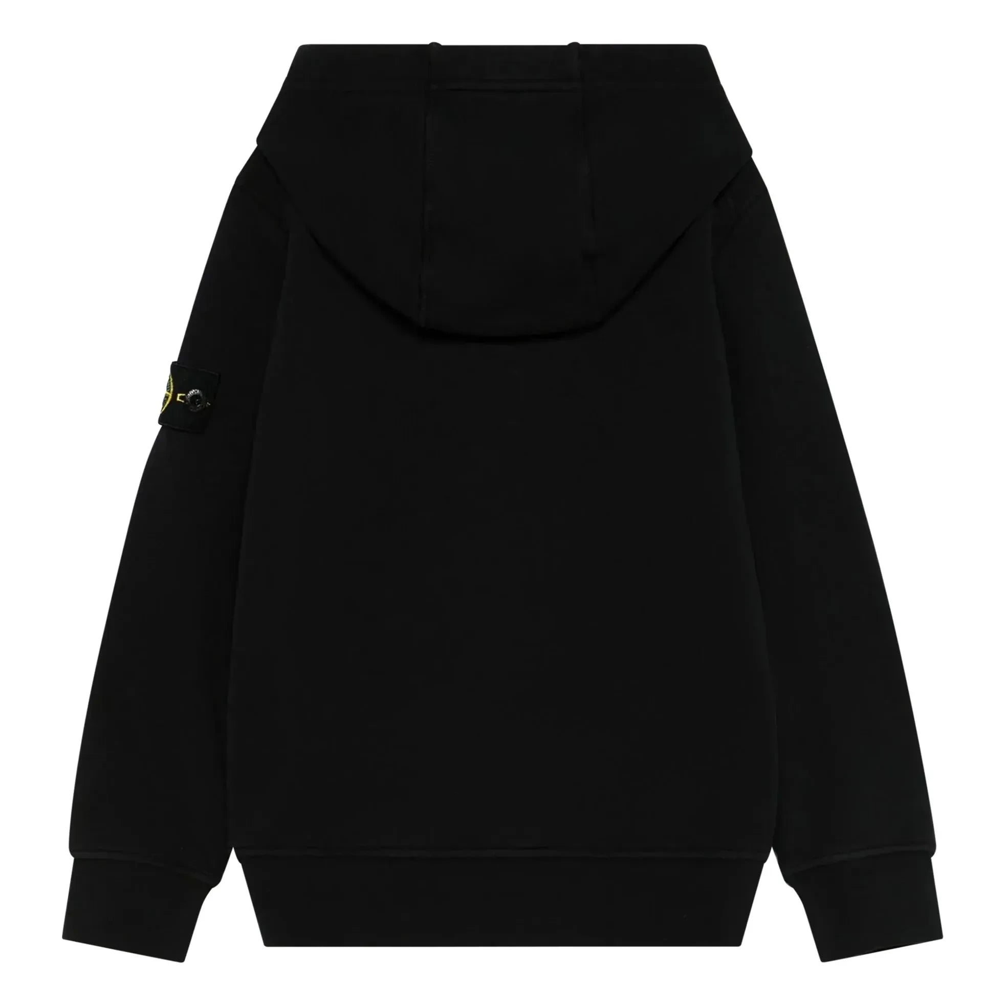 Stone Island - Logo Kapüşonlu Sweatshirt | Siyah
