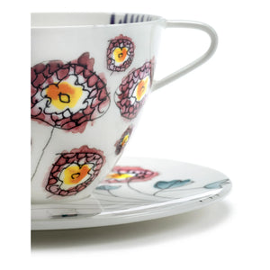 Serax - Coffee cup and saucer Anemone, Serax for Marni - 2'li Set | Süt