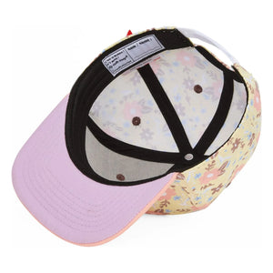 Hello Hossy - Pastel Blossom Düz Vizör Şapka | Soluk sarı