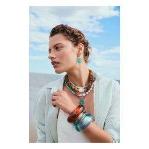 Lizzie Fortunato - Braunes Armband | Braun