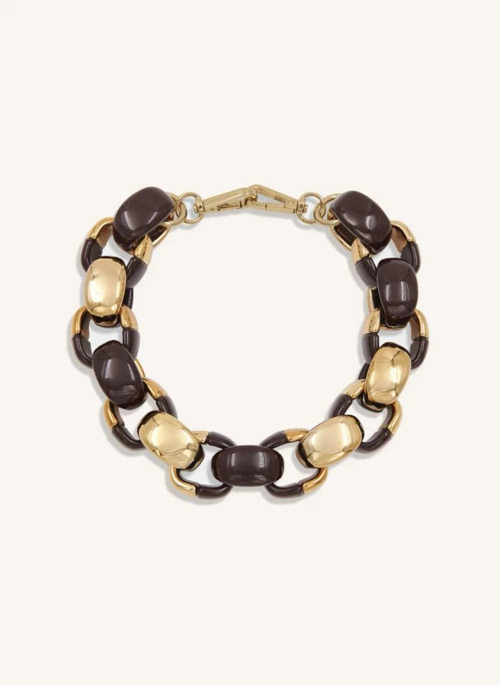 Essentiel Antwerp - Kurve Zincir Kolye | Bordo