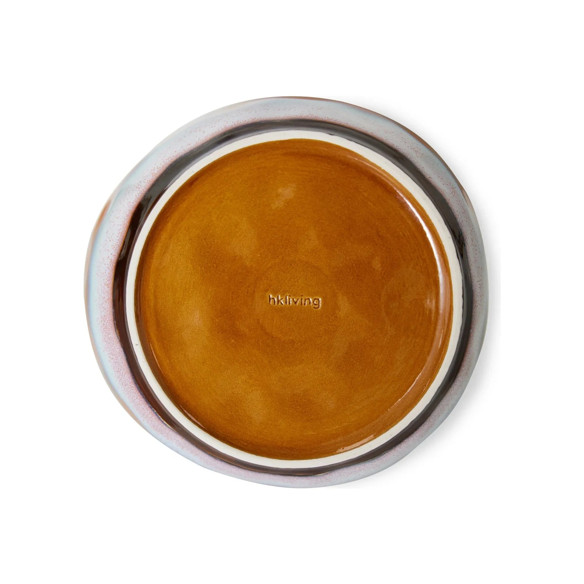 HKliving - Steingut Suppenteller - 2er Set | Hellblau