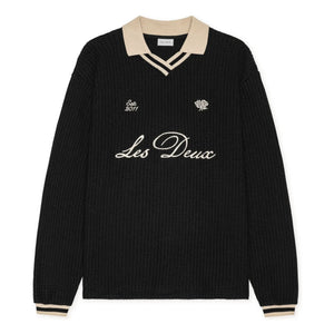 Les Deux - Polo Waffle Football | Siyah