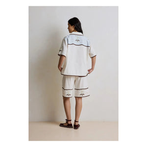 Hod - Barny Cotton Bermuda shorts | Cream