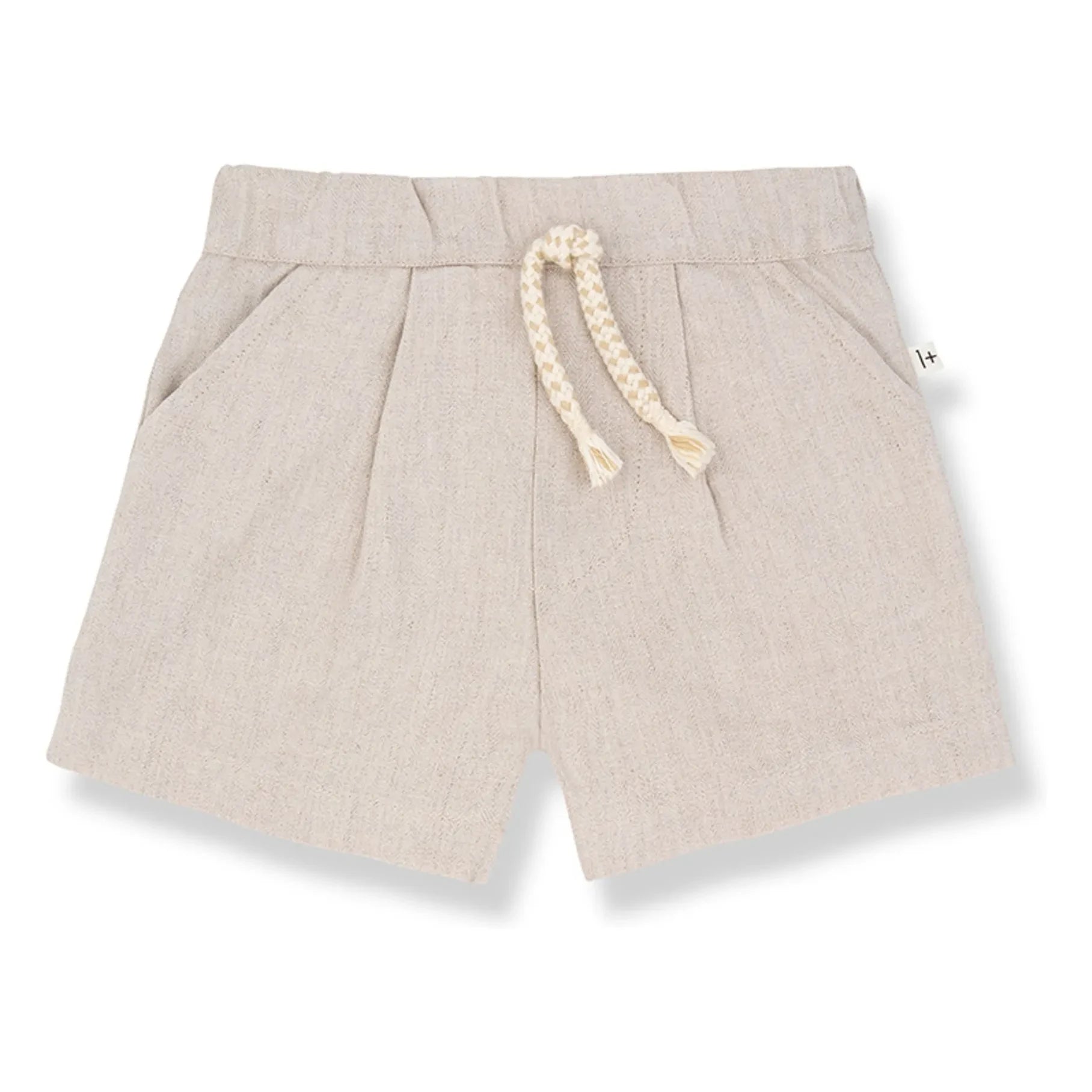 1+ in the family - Colomers Linen Bermuda | Beige
