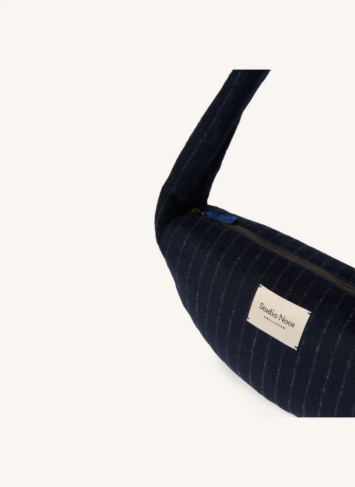 Studio Noos - Flannel shoulder bag | Navy