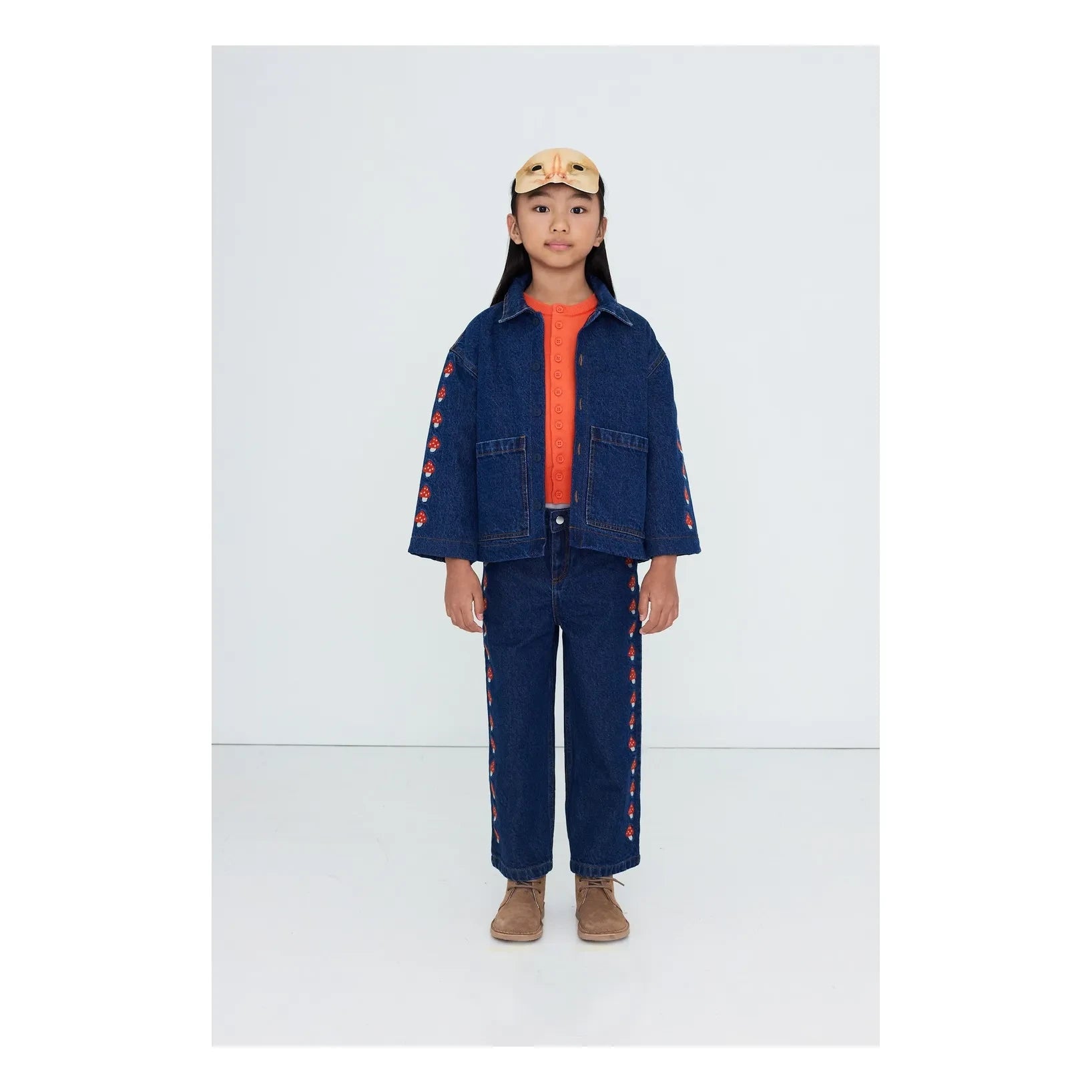 Tinycottons - Jean Champignons | Koyu Mavi