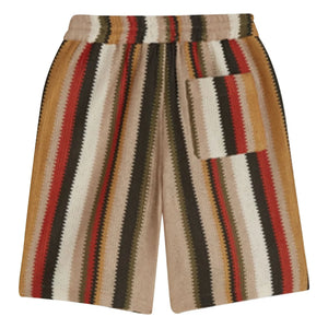 Scotch & Soda - Gestreifte Shorts | Rot