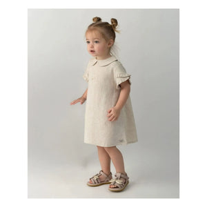 Donsje - Flien Claudine Collar Dress | Heather White
