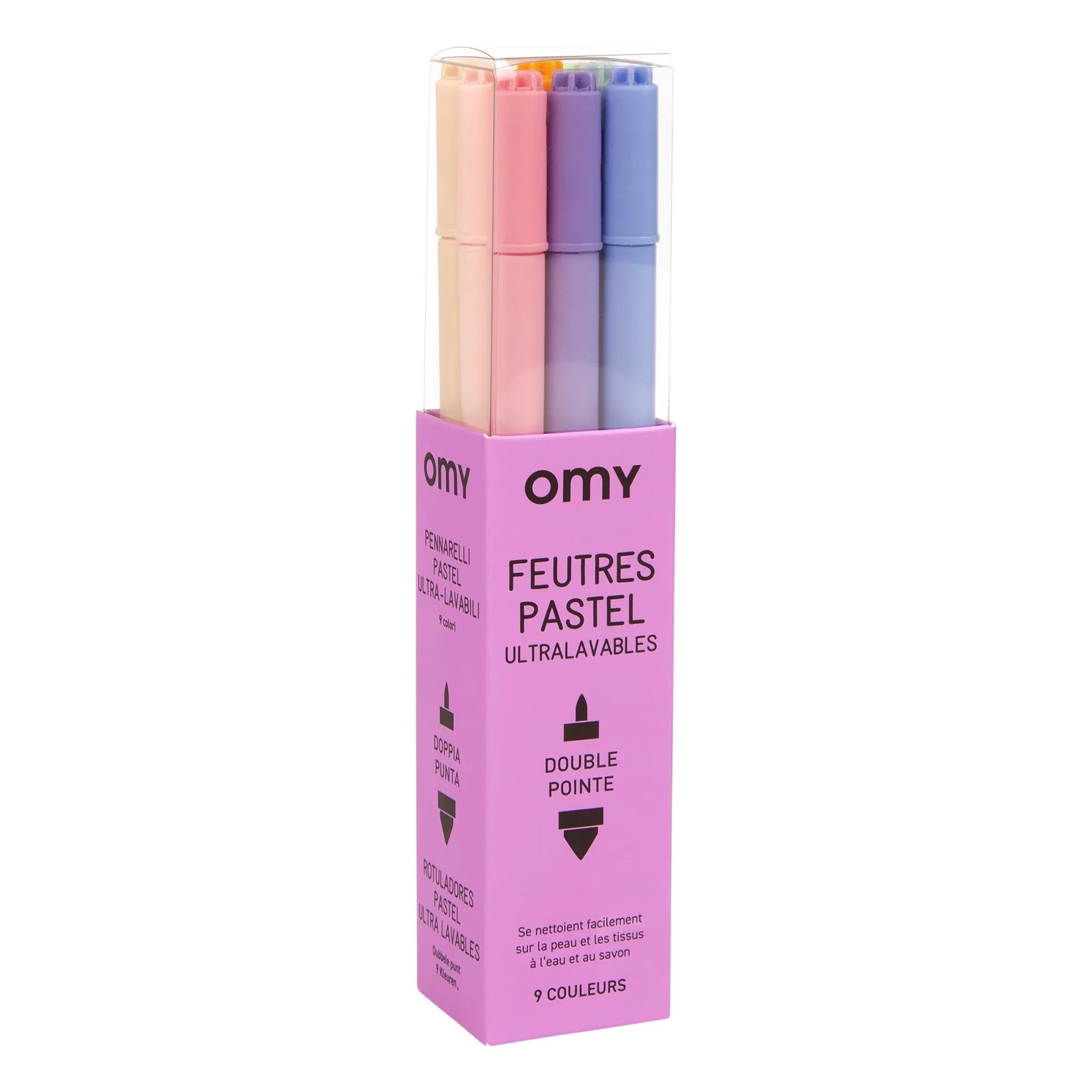 Omy - 9 Pastel keçeli kalem | Mor