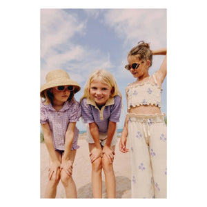 Mipounet - Olie Vichy Bluz, Claudine Yakalı | Lila