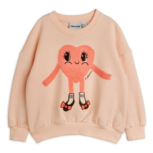 Mini Rodini - Sweat Heart Organik Pamuk | Açık Pembe