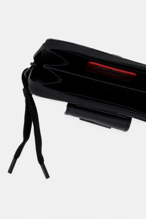 Sprayground - Cartera negra de piel sintética 910W9054NSZ