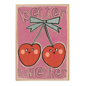 Studio Loco – Poster Große Kirschen | Pink