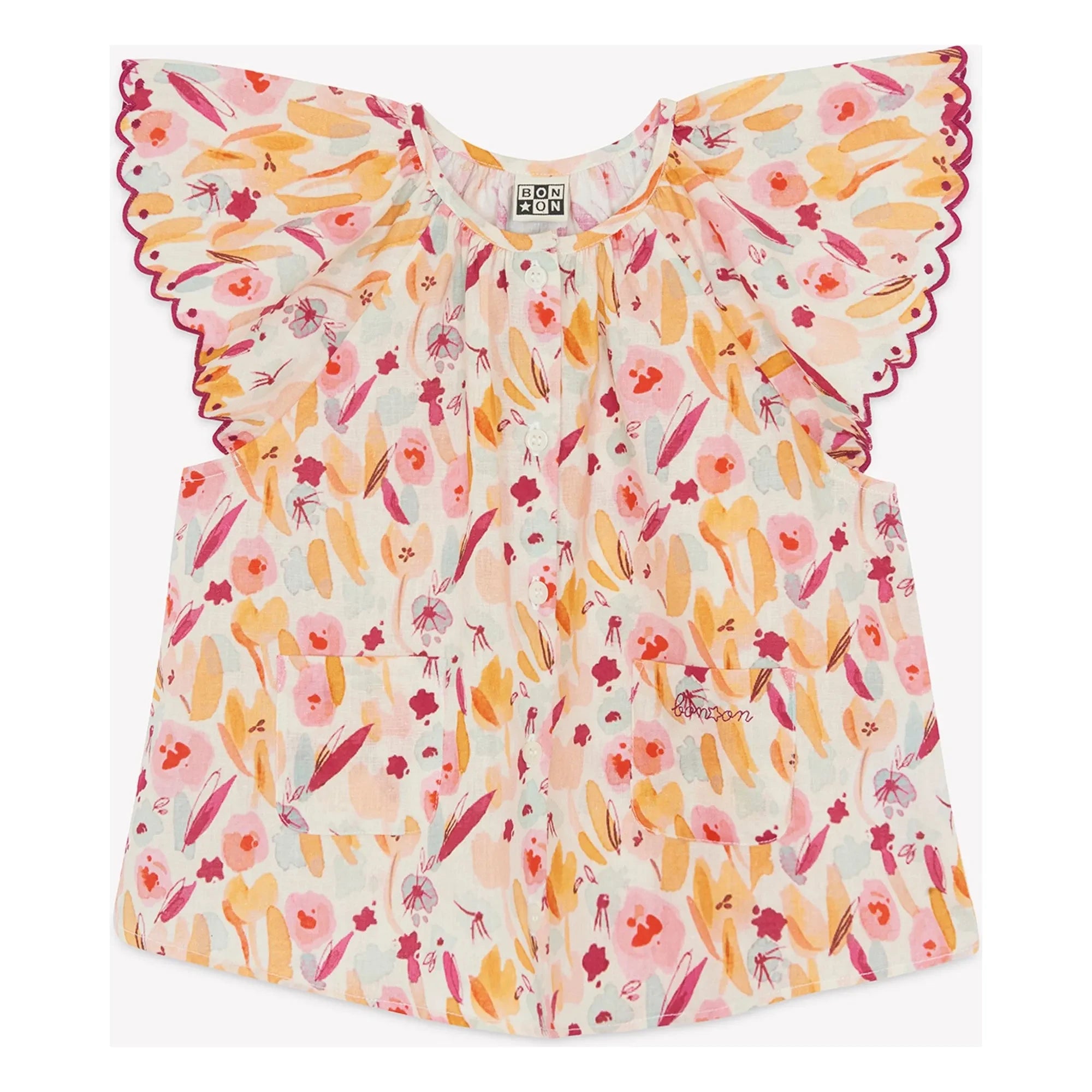 Bonton - Nuage Fleurie Bluz | Ekru