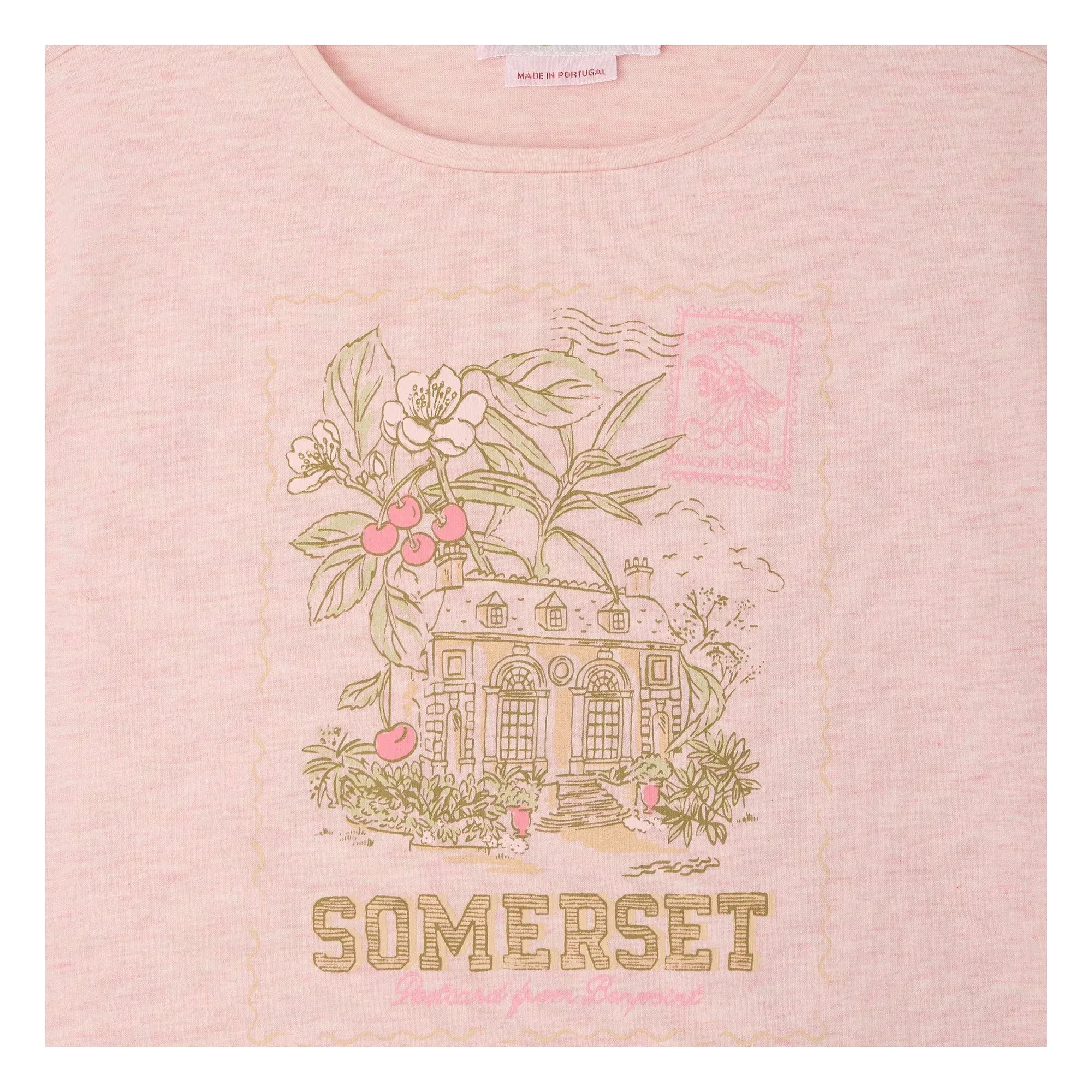 Bonpoint - Aada organik pamuklu T-shirt | Açık Pembe