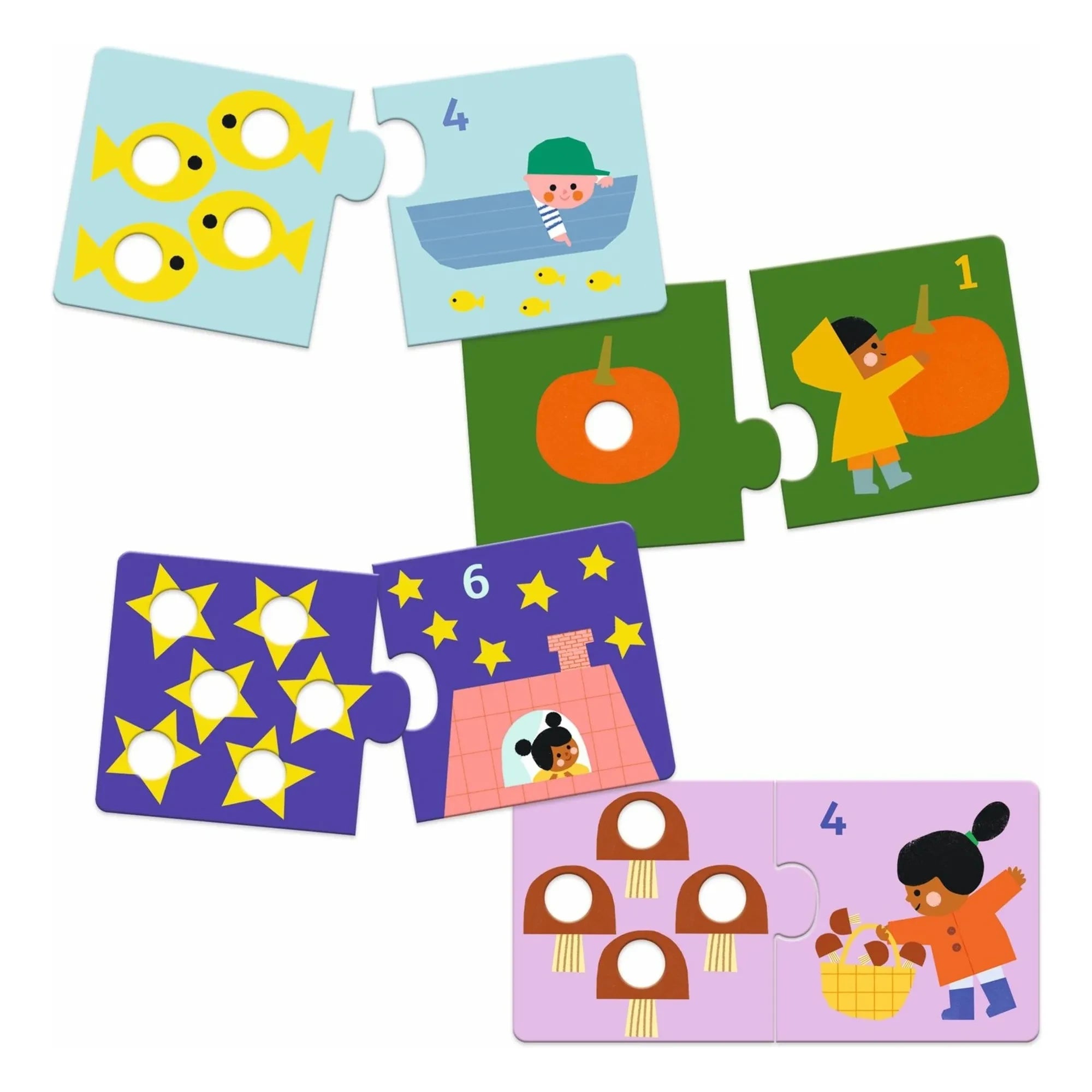 Djeco - First Numbers Duo Puzzle