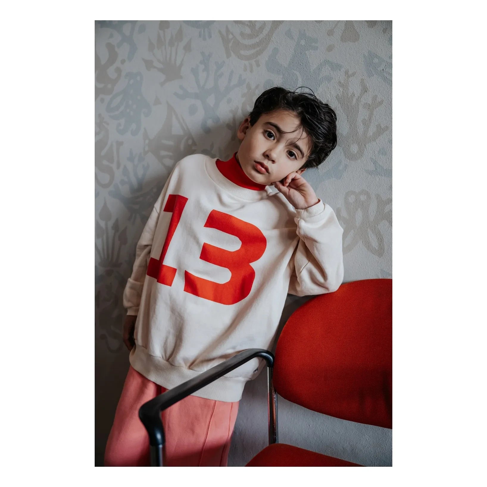 Repose AMS - 13 Organik Pamuklu Sweatshirt | Ekru