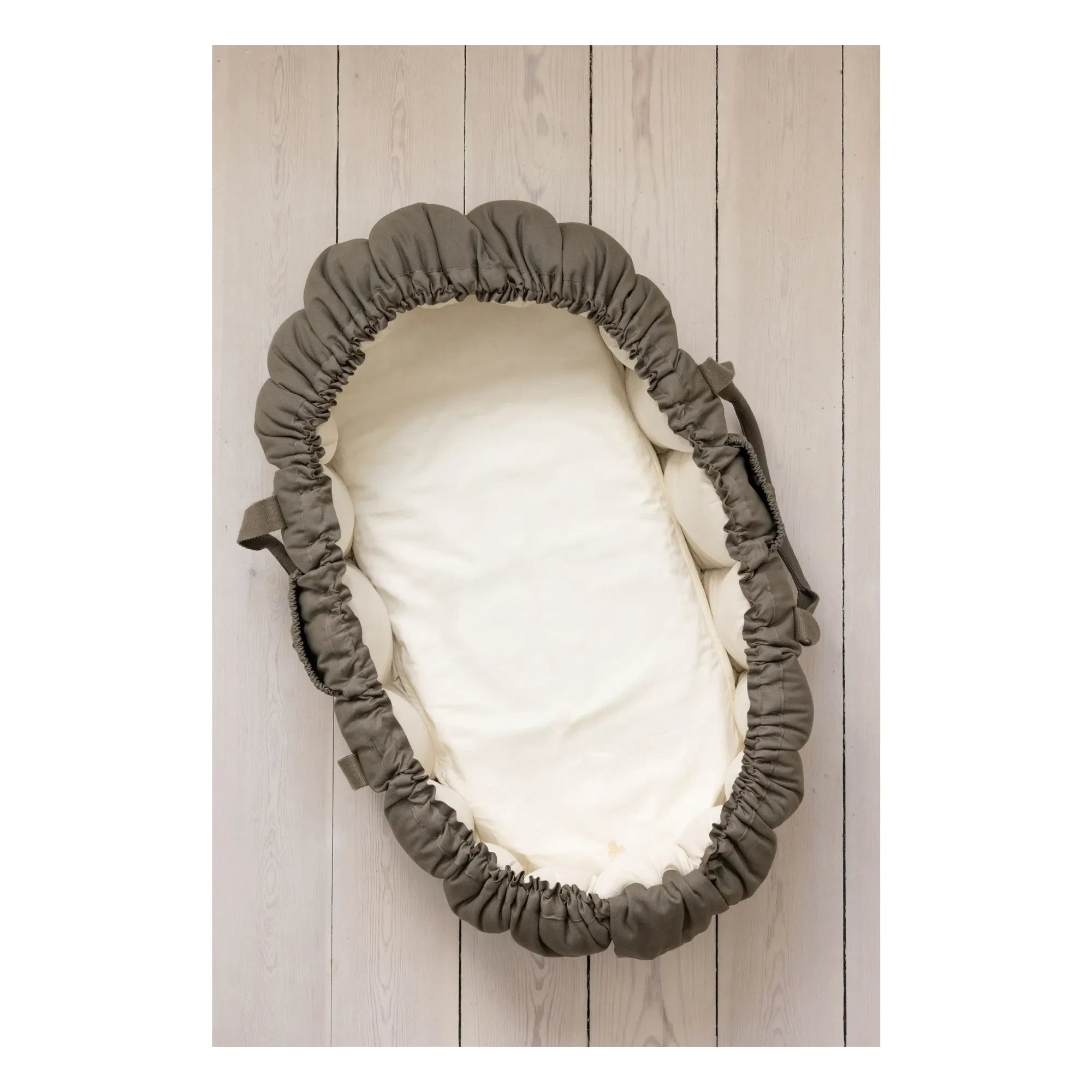 Sebra - 3-in-1 Babybett-Schutzbezug | Weiß