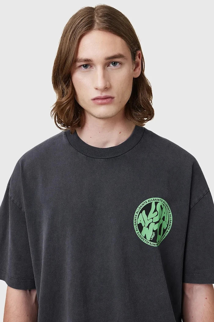 AllSaints DISTORTION Pamuklu Tişört