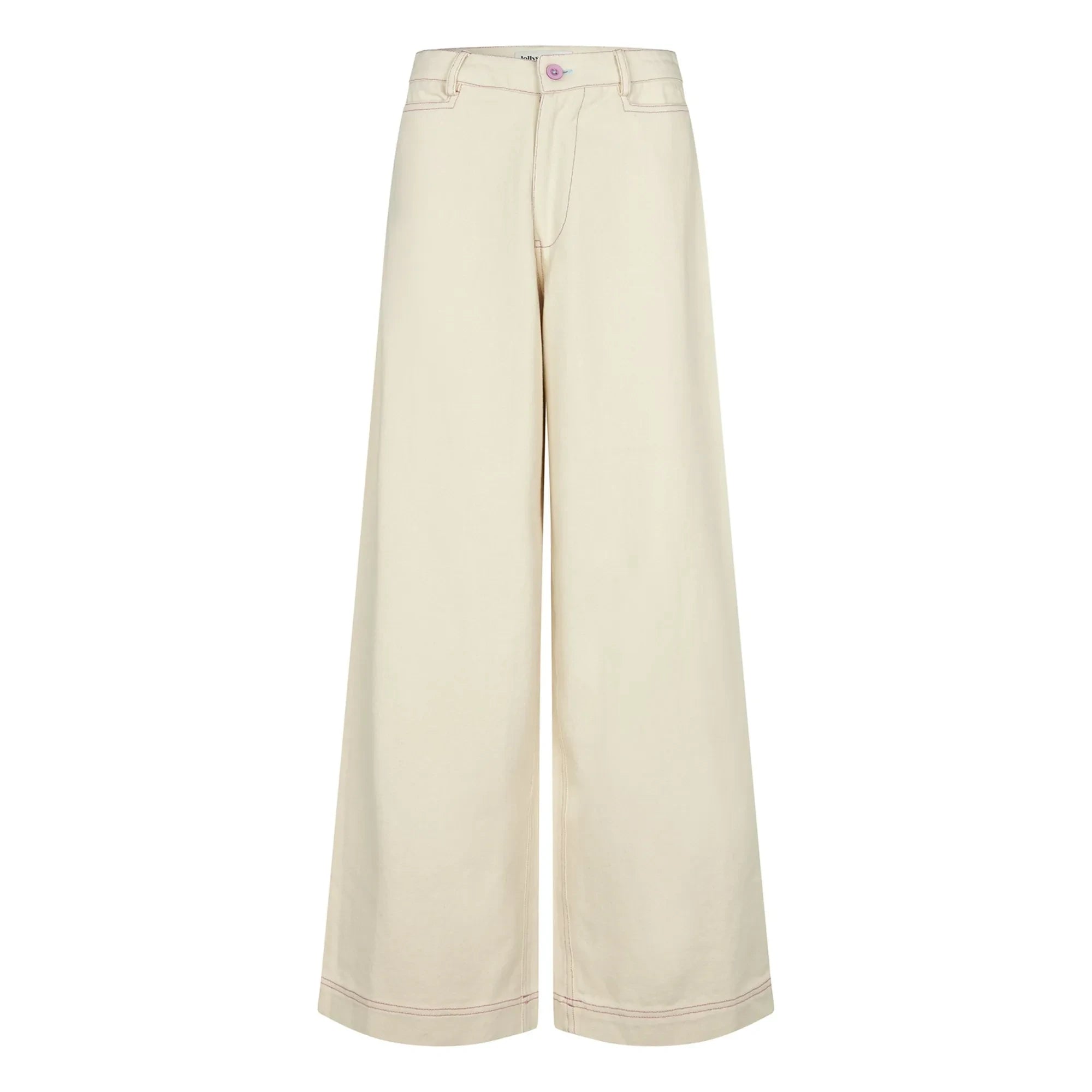 Lollys Laundry - Florida Pamuklu pantolon | Krem