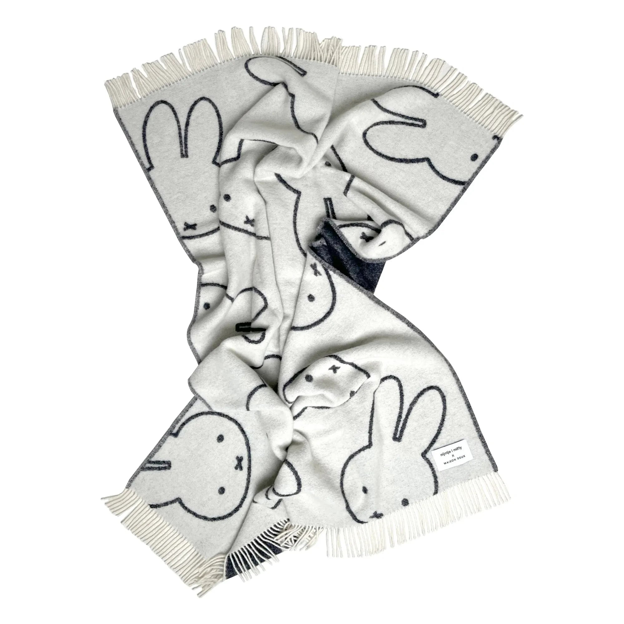 Maison Deux - Miffy Battaniye | Siyah