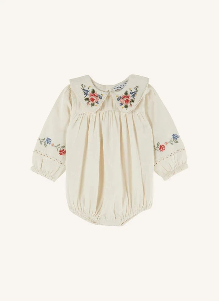 Emile et Ida - Çapraz Dikişli Tulum | Ekru