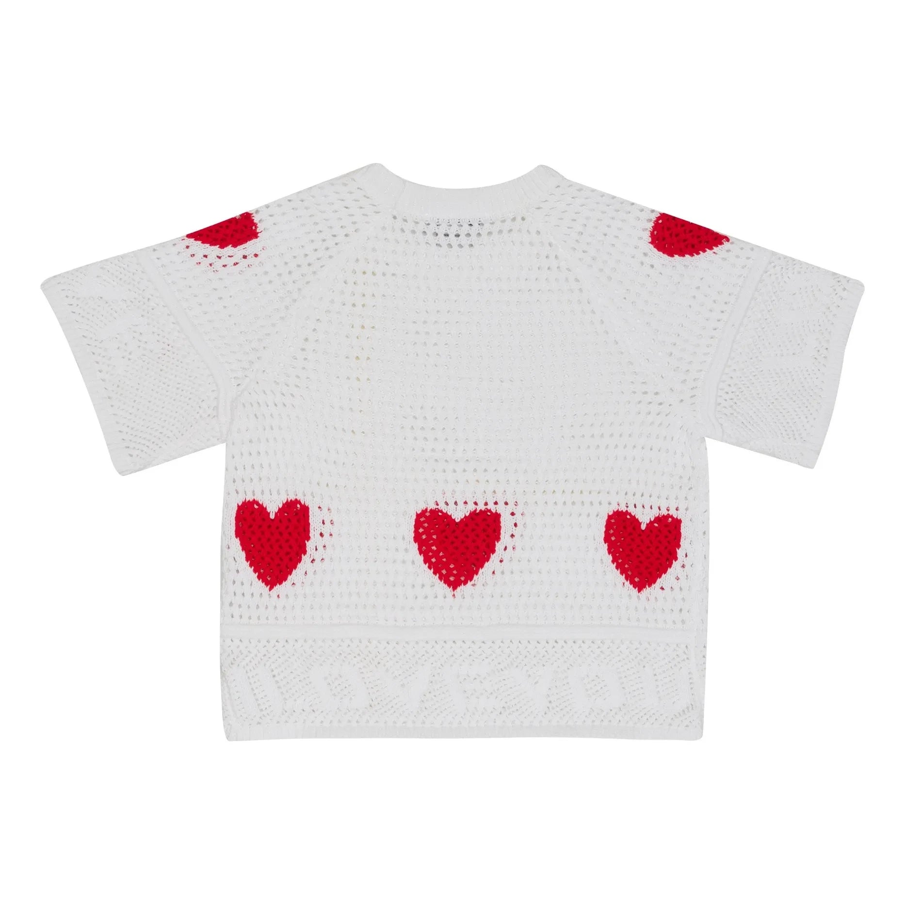 Stella McCartney Kids - Heart Sweater | White