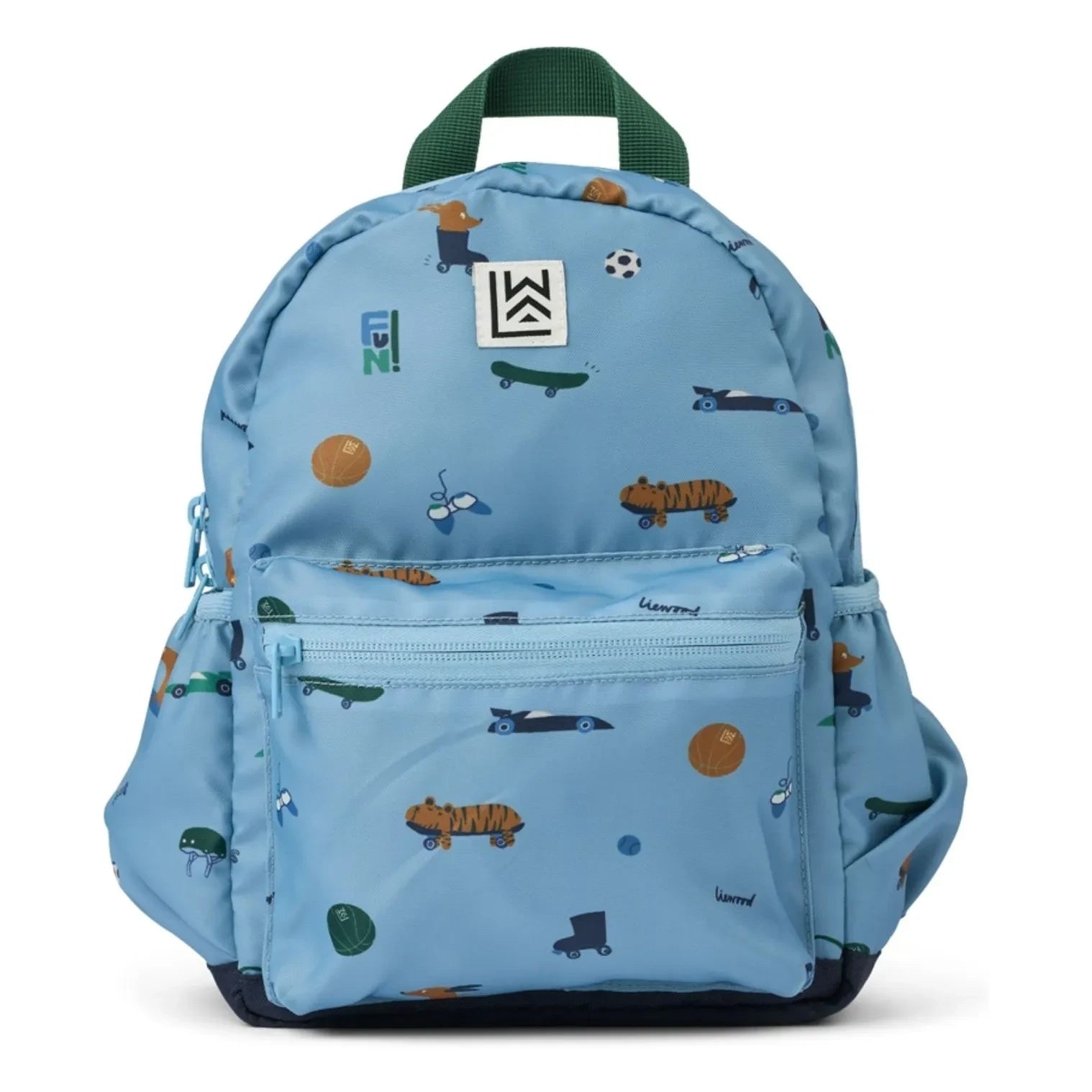 Liewood - Andreas Car Backpack Made from Recycled Fibers | Blue