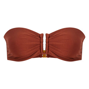 Alma Deia - Blake Bandeau Üst | Terracotta