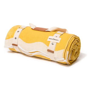 Business & Pleasure Co. - Perforated beach towel | Yellow