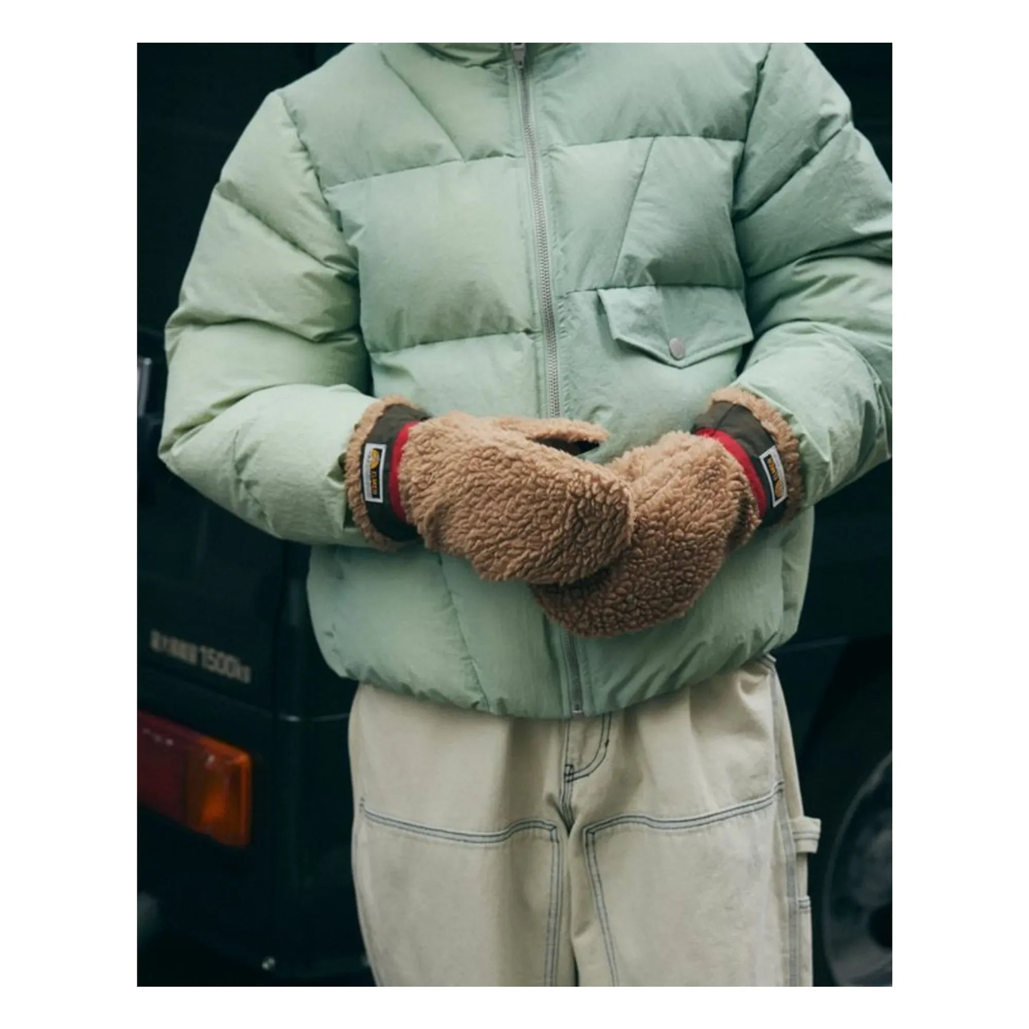 Elmer by Swany - Teddy Yün Eldivenler | Camel