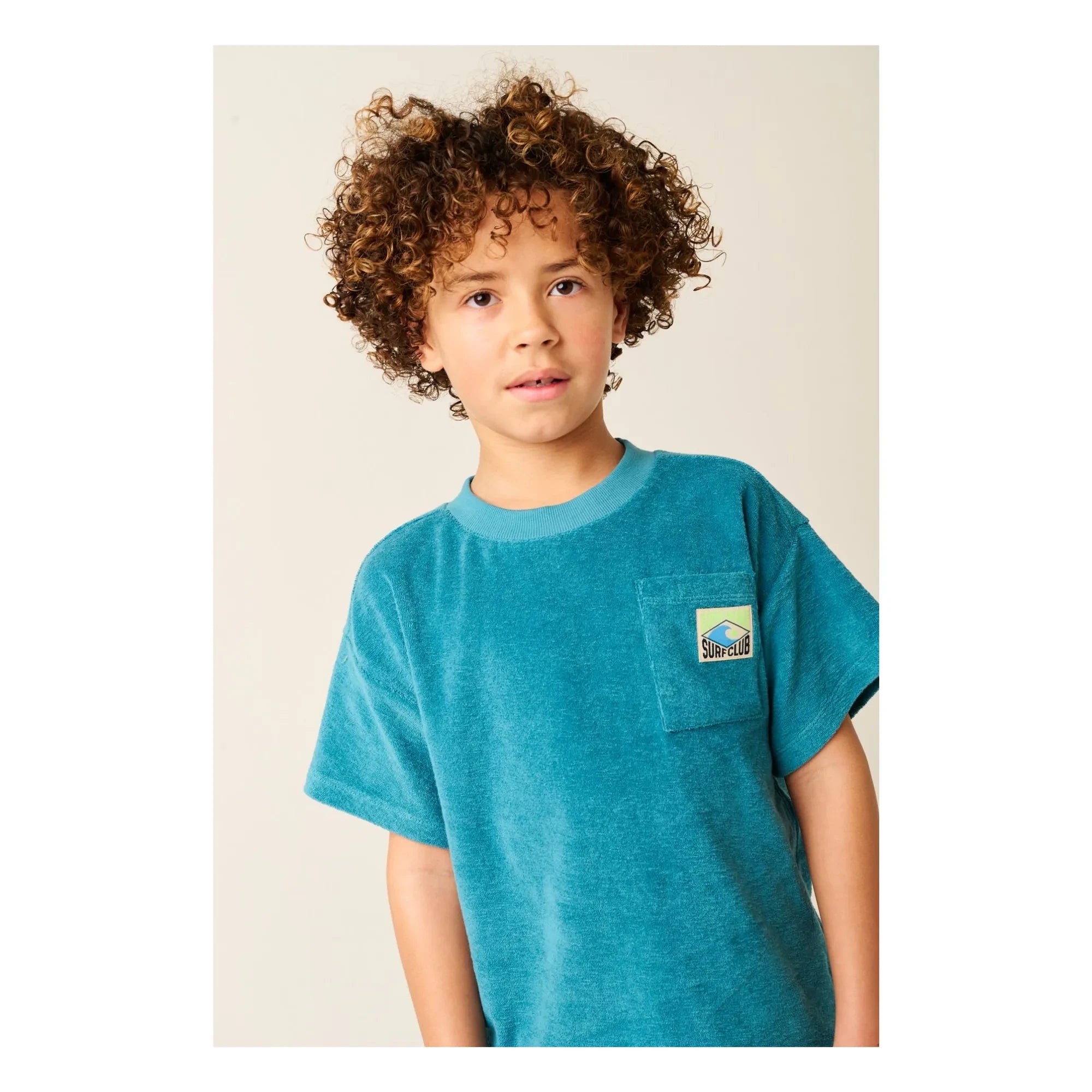 Tumble N'Dry – Morea Oversize T-Shirt aus Bio-Baumwolle | Peacock Blue