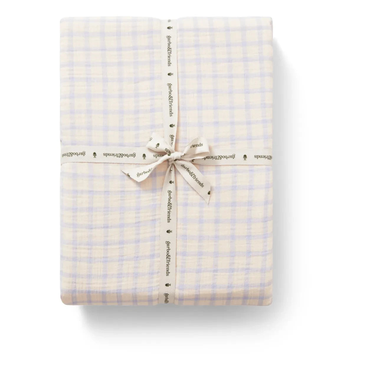 garbo&friends - Fitted Çarşaf Gingham Sky | Açık mavi