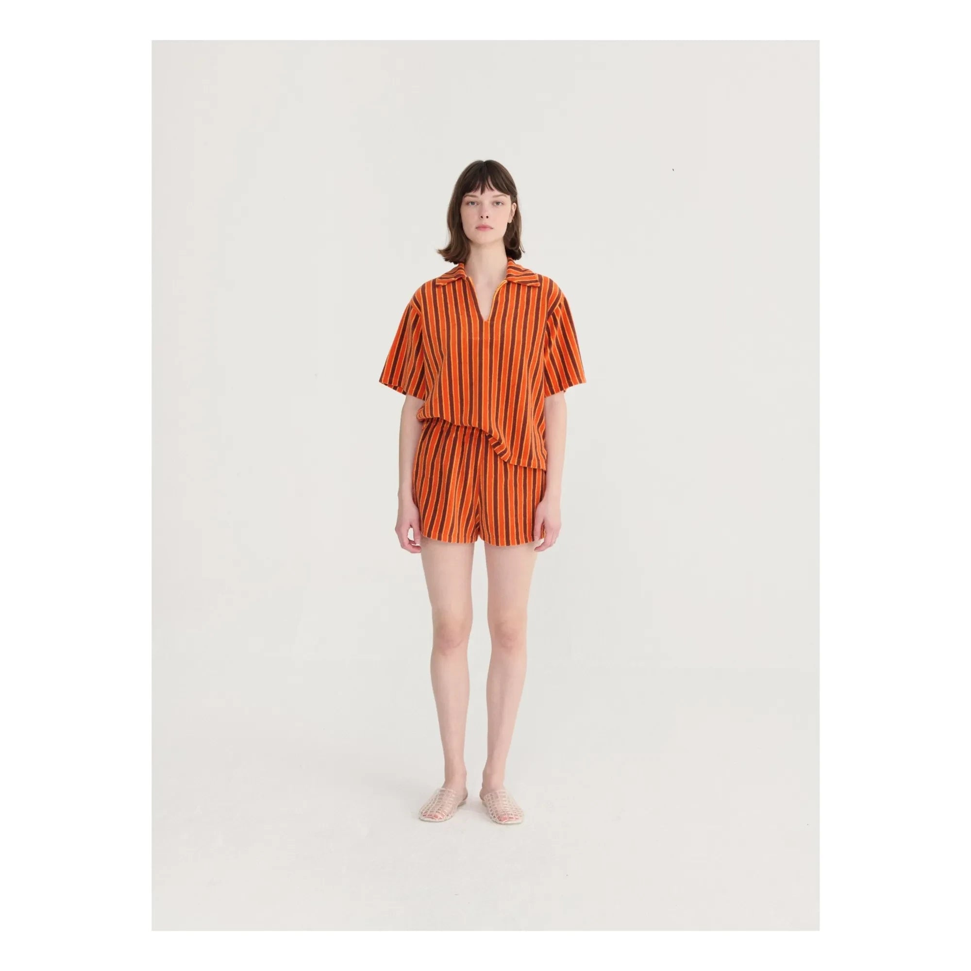 Bobo Choses - Frottee-Shorts aus Baumwolle | Camel
