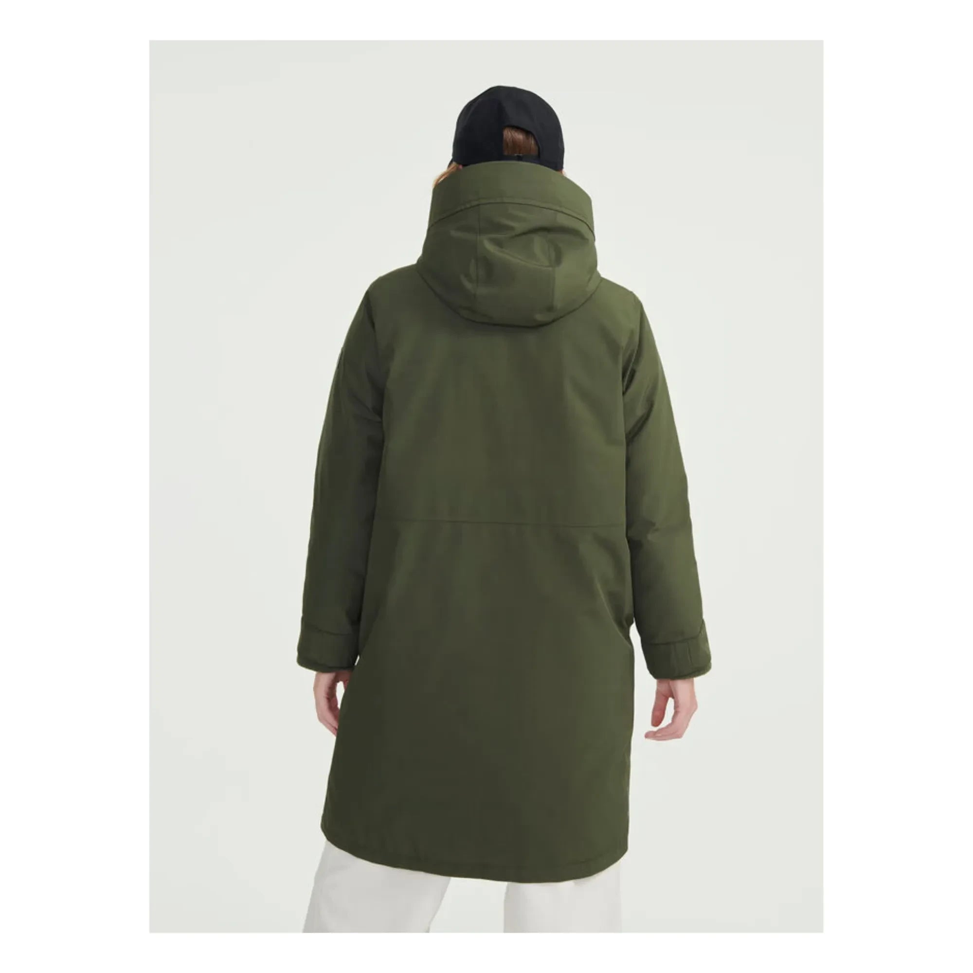 Aigle - Uzun Kapitone Goretex Parka | Haki