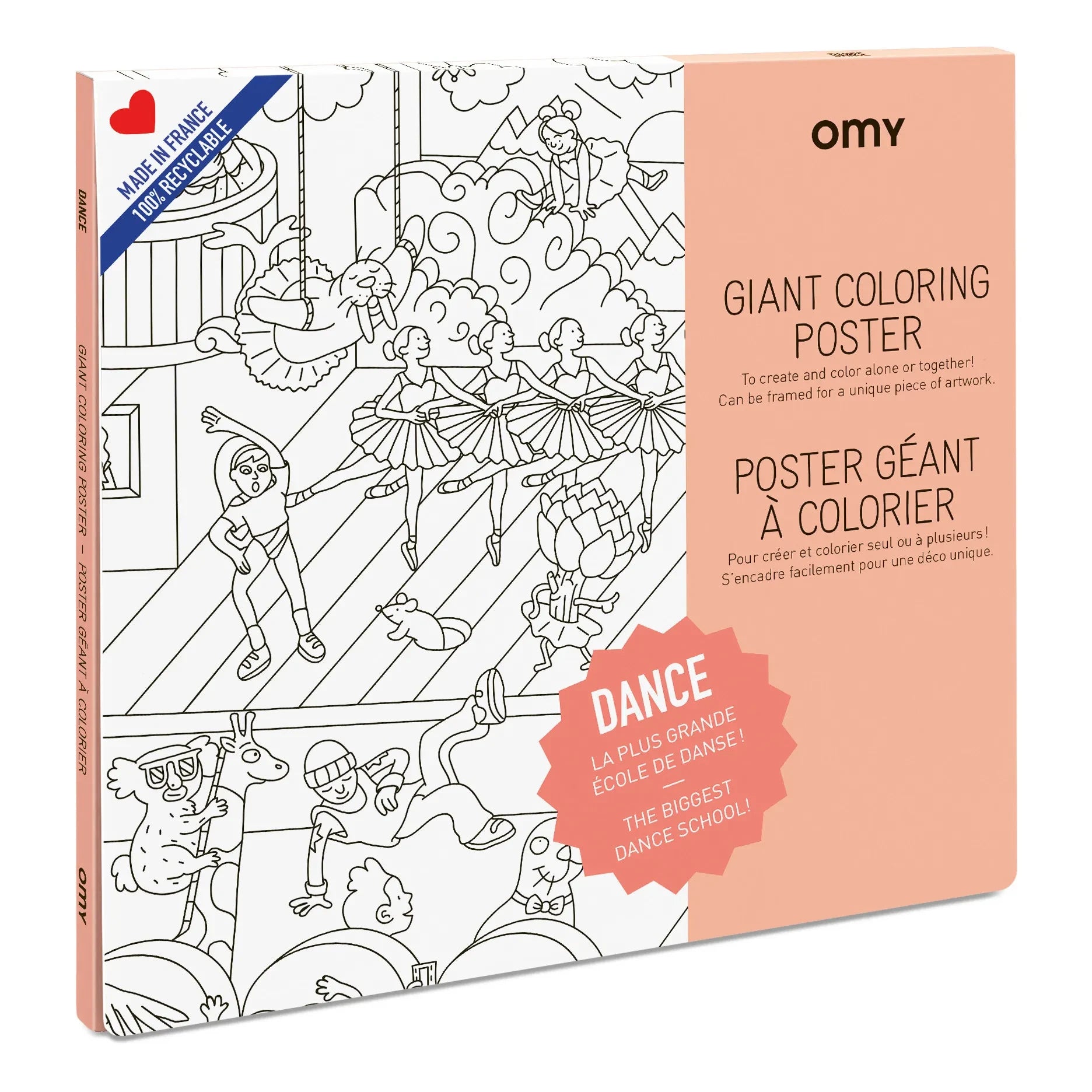 Omy - Dance Riesenposter | Weiß