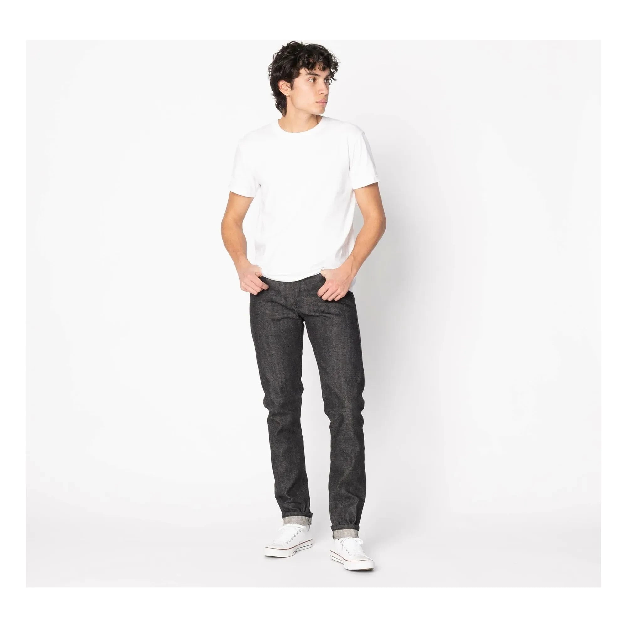 Naked & Famous - Jean Super Guy Yatagarasu Selvedge | Siyah