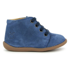 Pom d'Api - Ankle Nubuck Boots | Denim Blue