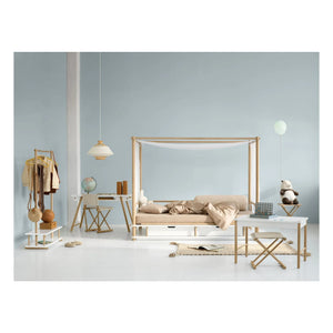 Oliver Furniture - Camp Meşe Oyun Masası | Beyaz