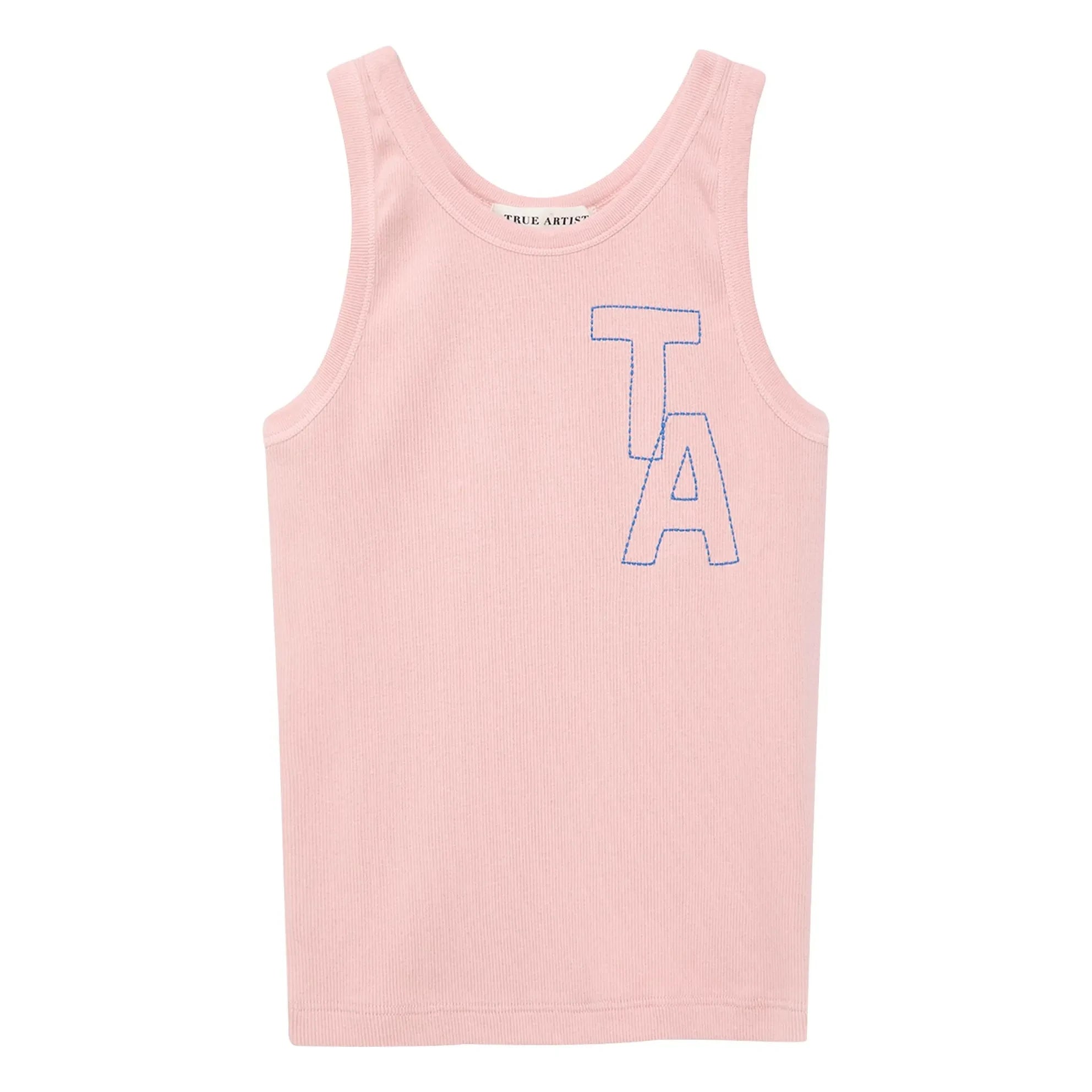 True Artist - Ribbed strap top N°20 | Pale Pink