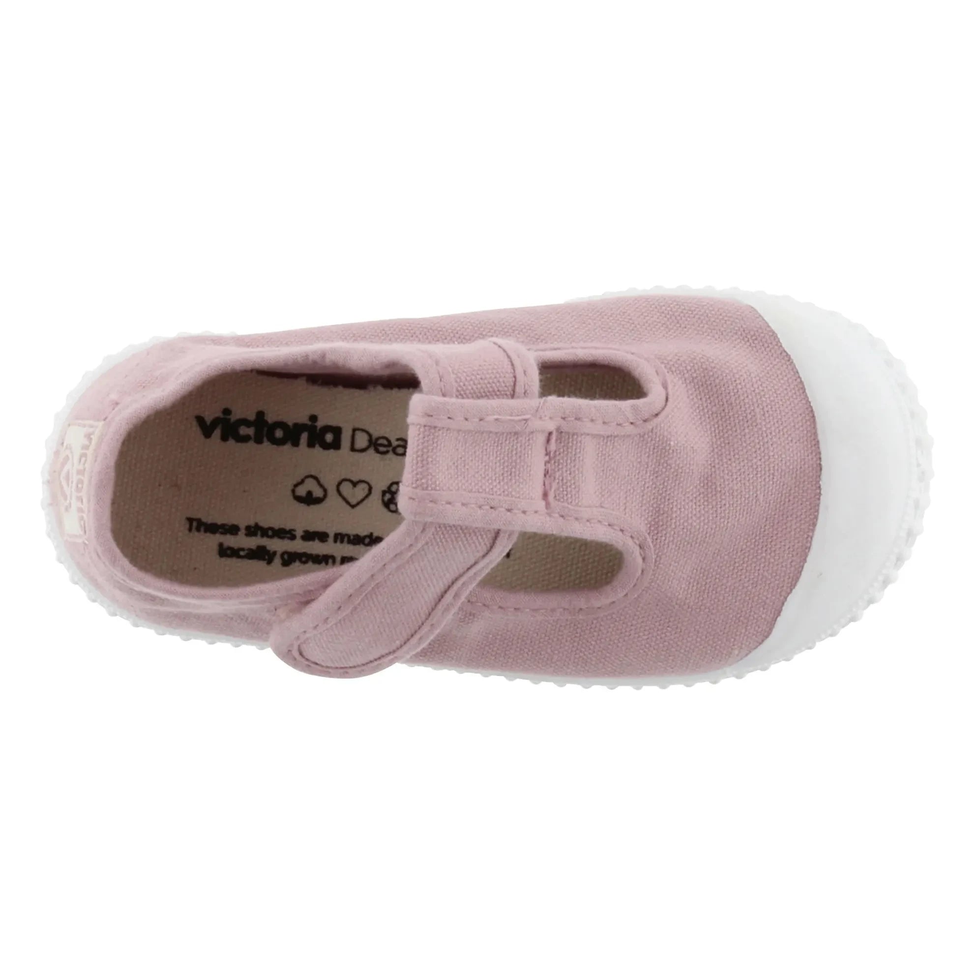 Victoria - Scratch Sneakers Sandalia Tira Kanvas | Toz Pembesi
