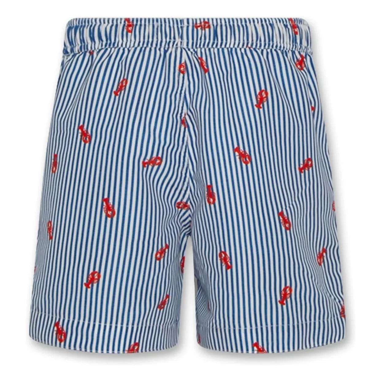 AO76 - Toni Lobster Gestreifte Badeshorts | Blau