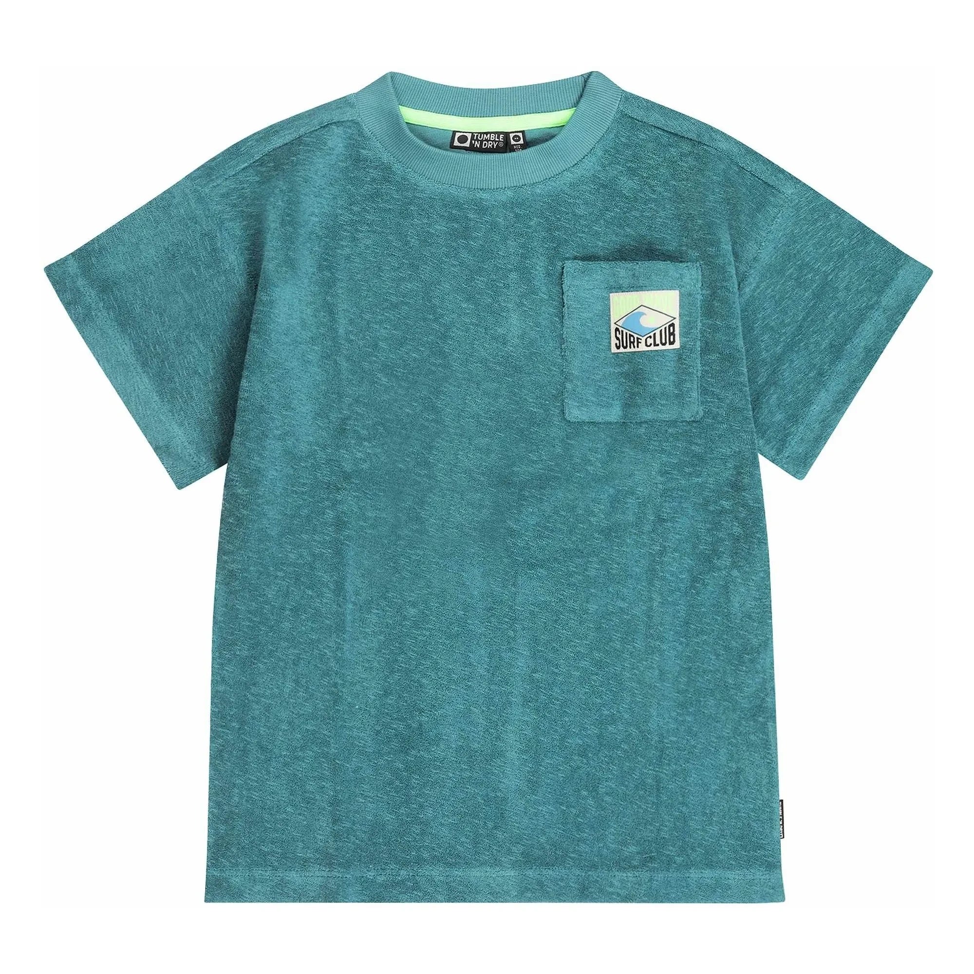 Tumble N'Dry – Morea Oversize T-Shirt aus Bio-Baumwolle | Peacock Blue