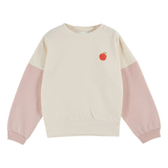 Emile et Ida - Sweatshirt aus Bio-Baumwoll-Fleece | Blassrosa