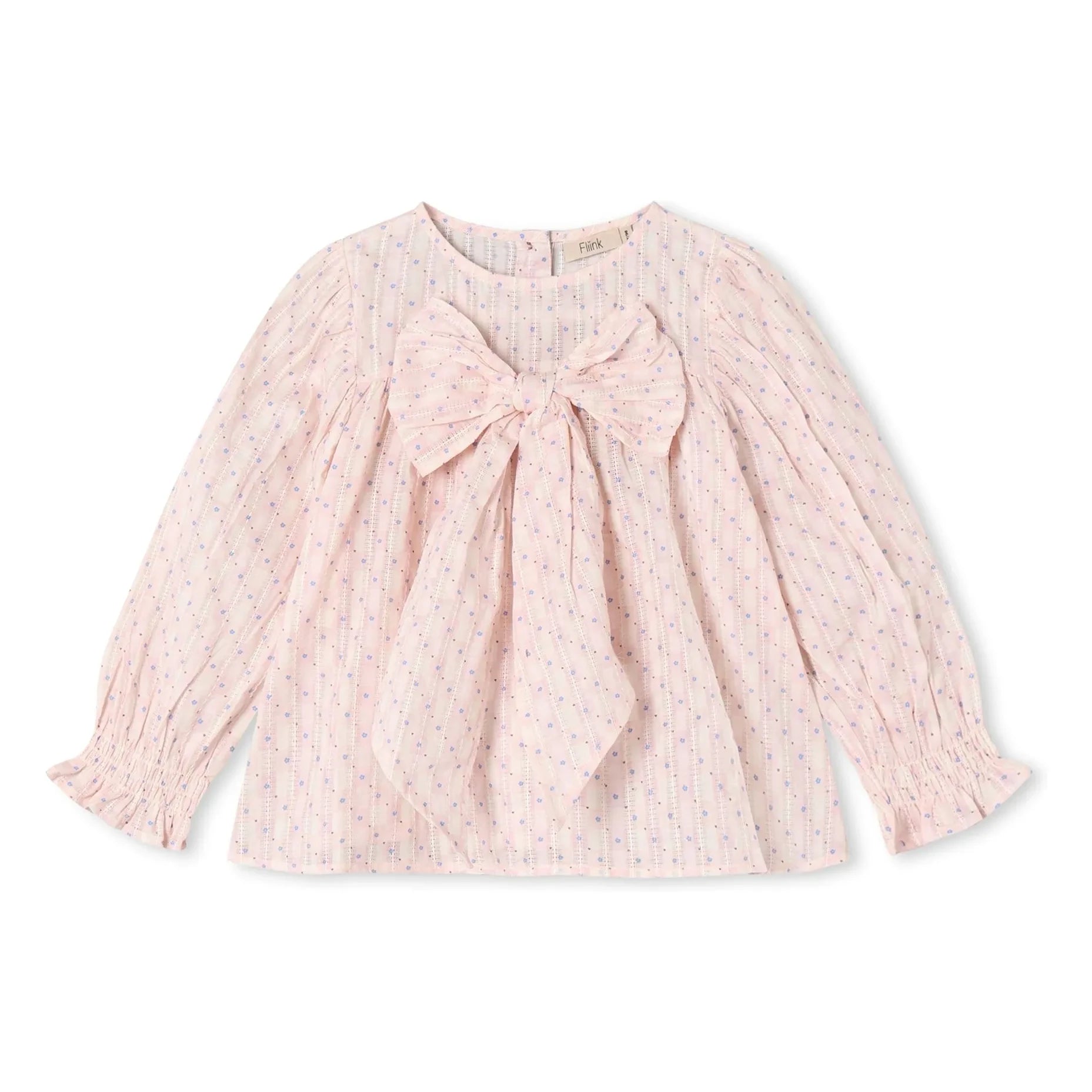Fliink - Bluse Zorro Schleife | Rosa