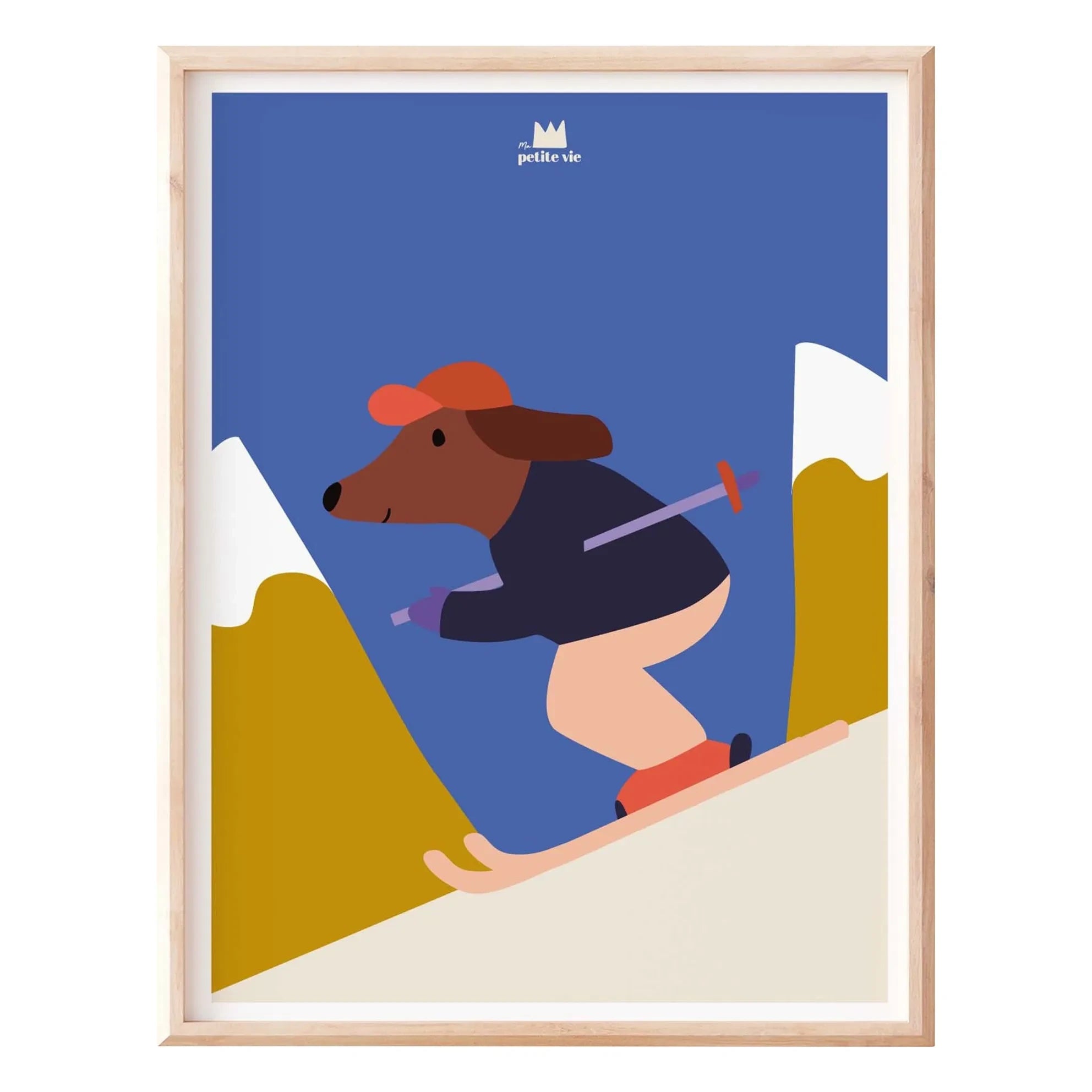 Ma petite vie - Hundeschlitten-Poster