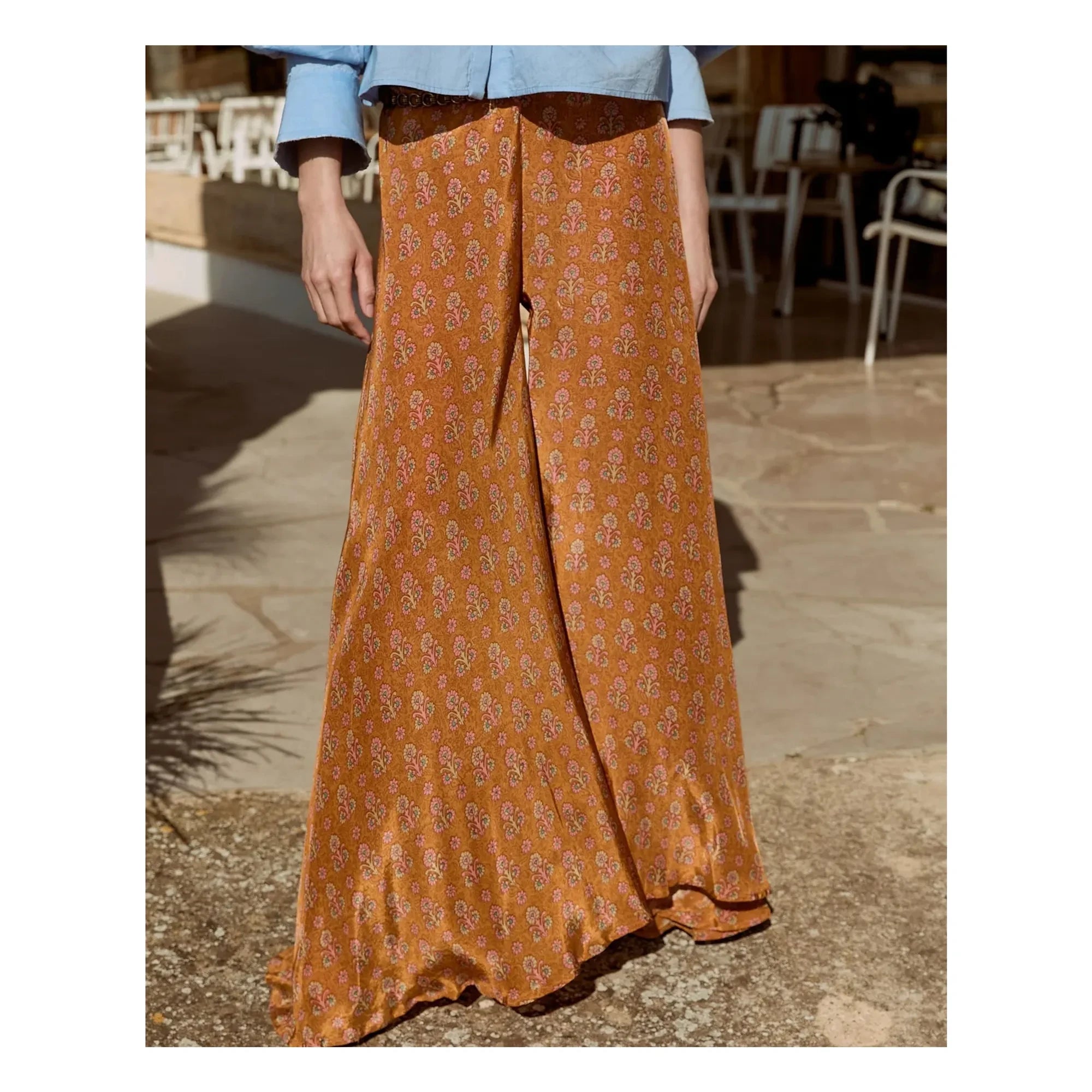 Mes Demoiselles - Turuncu Roller pantolon
