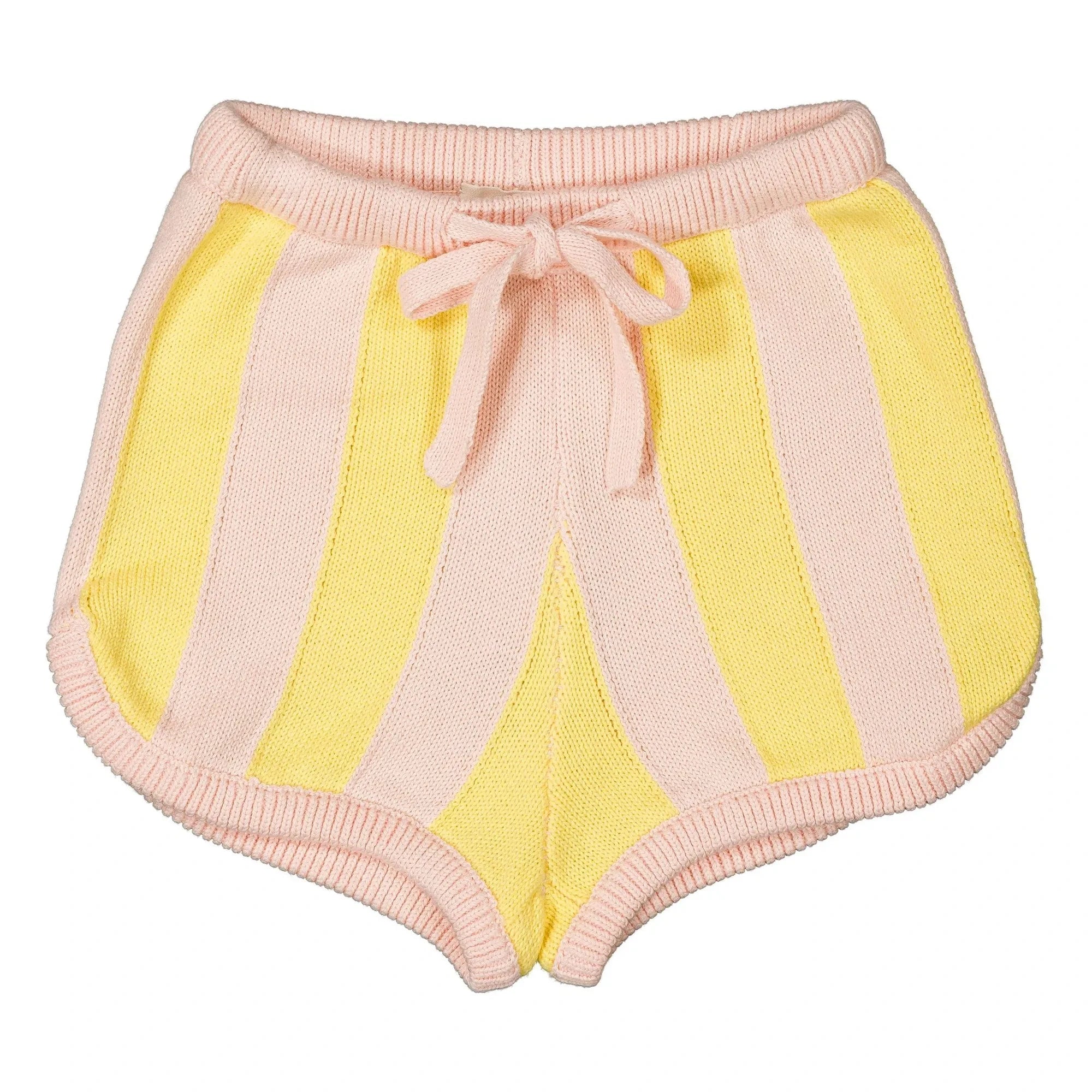 Louis Louise - Gestreifte Iris Shorts | Gelb